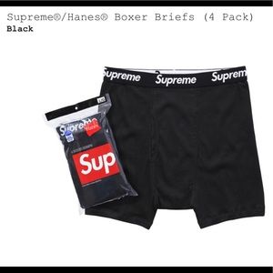 Louis Vuitton Supreme black Men Boxer • Kybershop